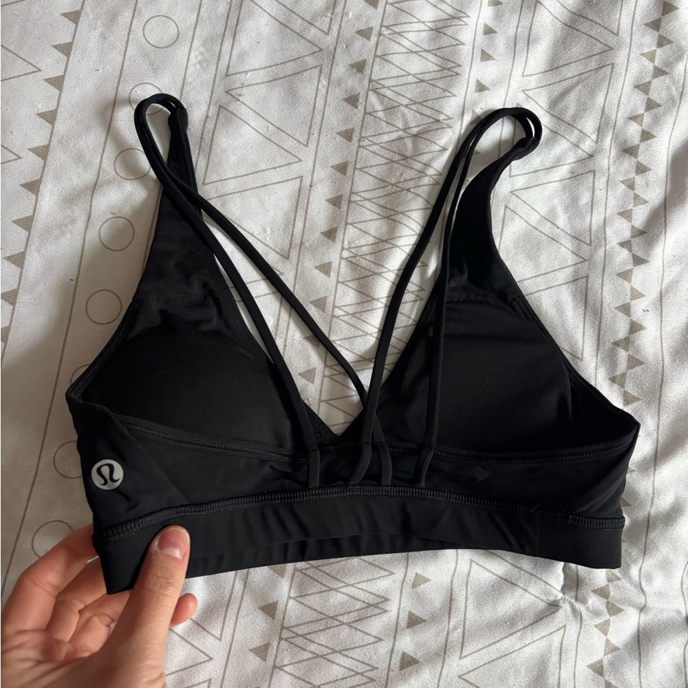 Lululemon Black Athletic Bra